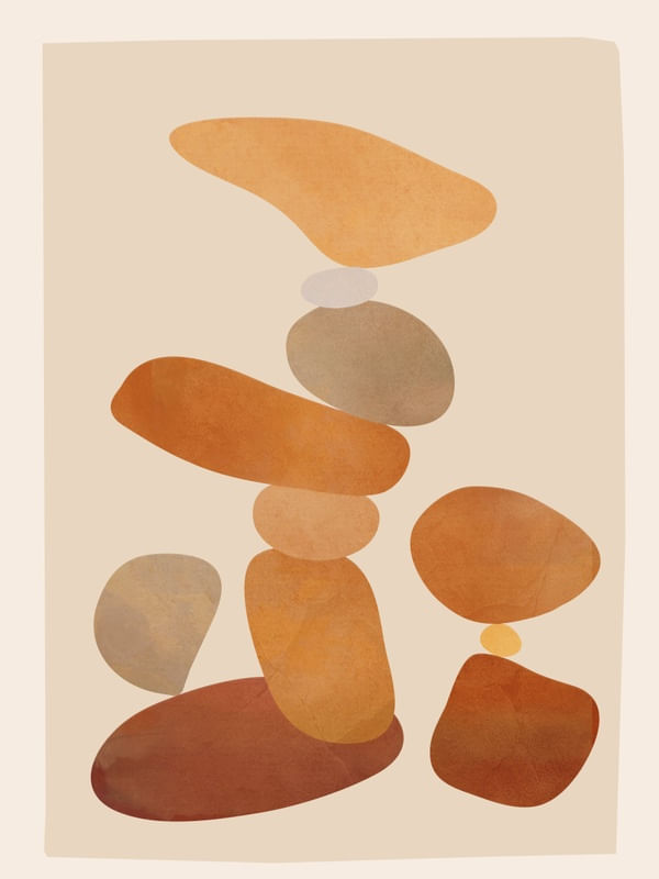 COLORFUL ABSTRACT STONES 2