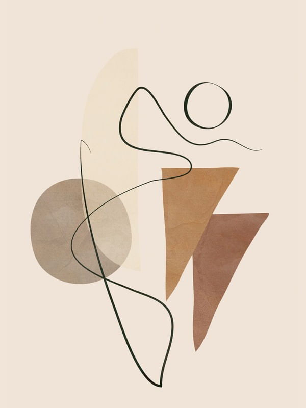 MINIMAL ABSTRACT SHAPES NO 64