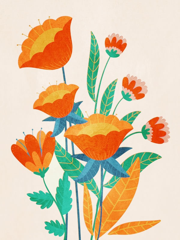 SUMMER FLOWERS I