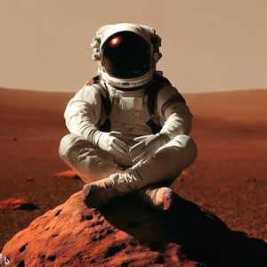 ASTRONAUTA EM MARTE BY AI