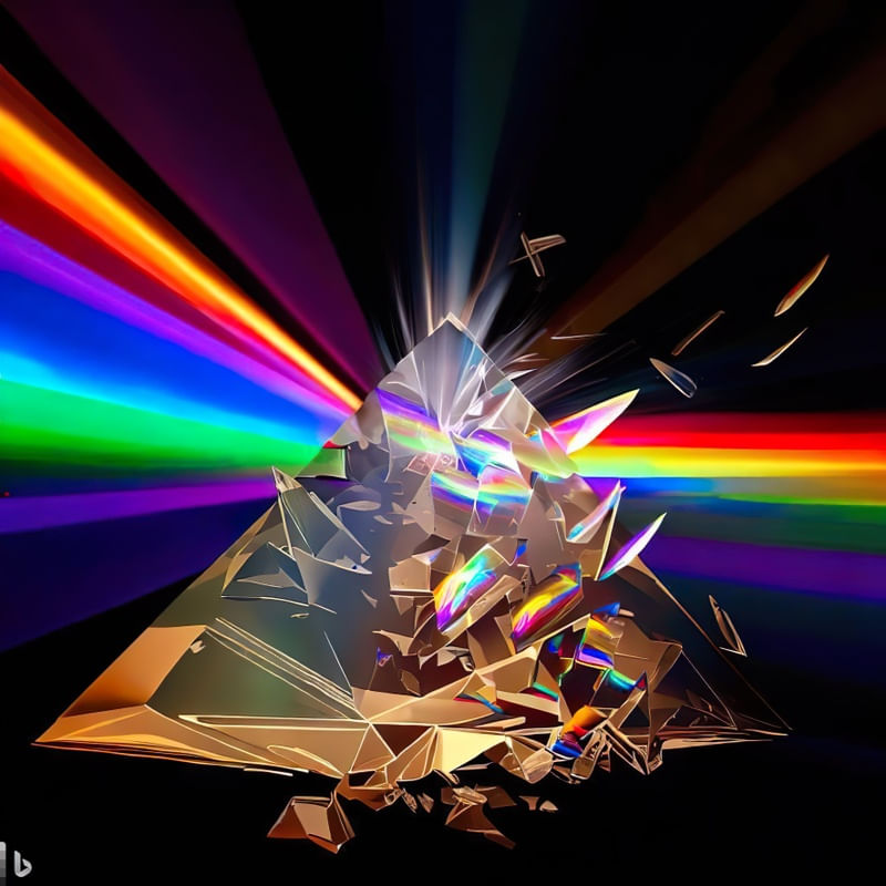 THE COLOR SIDE OF THE MOON BY AI