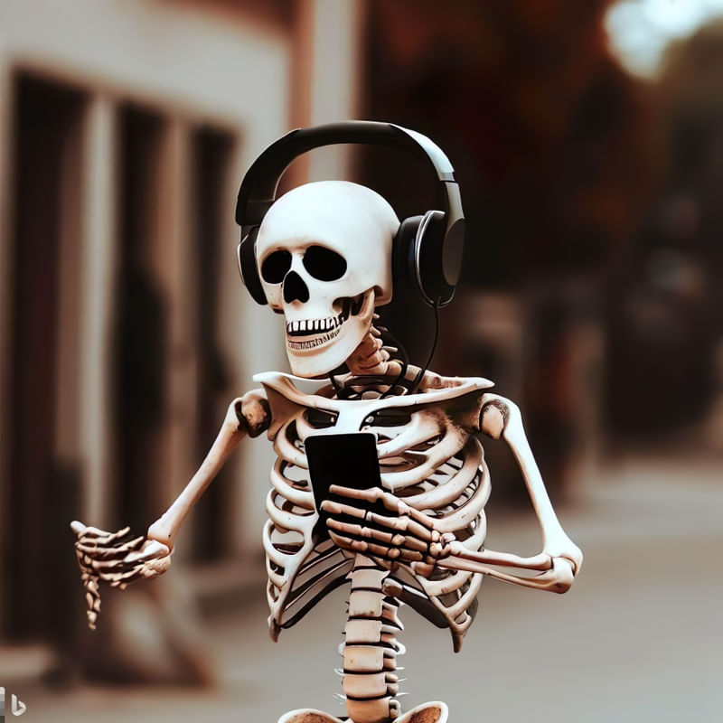 SKULL AND BONES BY AI