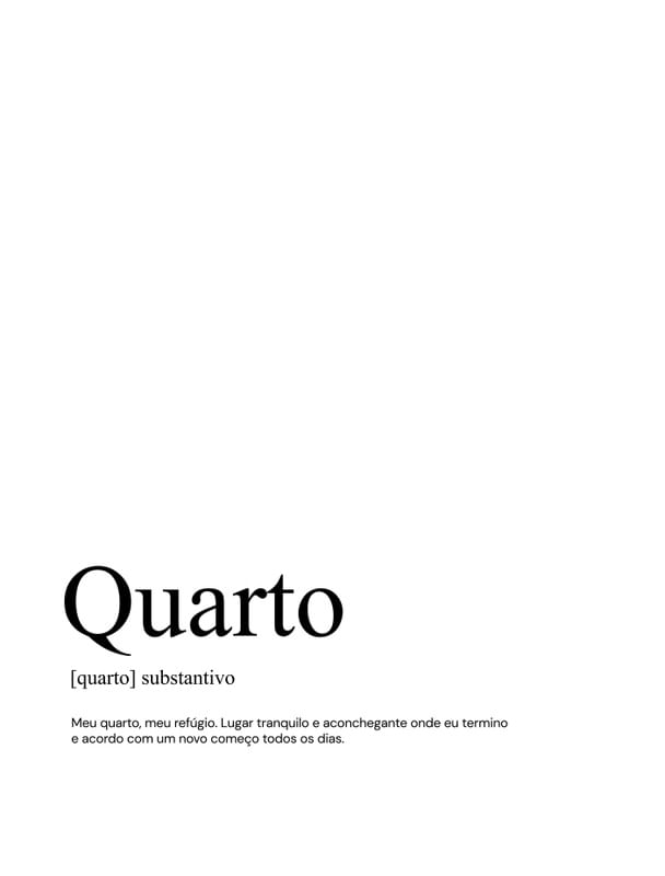 QUARTO SIGNIFICADO