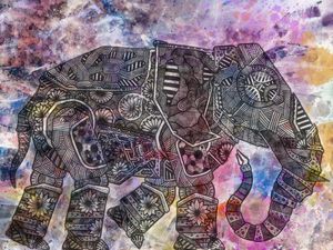 ELEPHANT THE SUPPORT OF THE WORLD