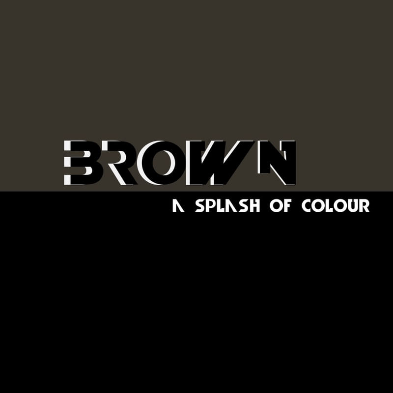 BROWN - A SPLASH OF COLOUR