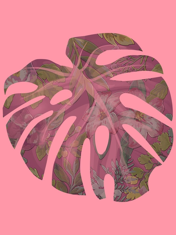 COLORFUL TROPICAL LEAF