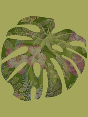 COLORFUL TROPICAL LEAF II