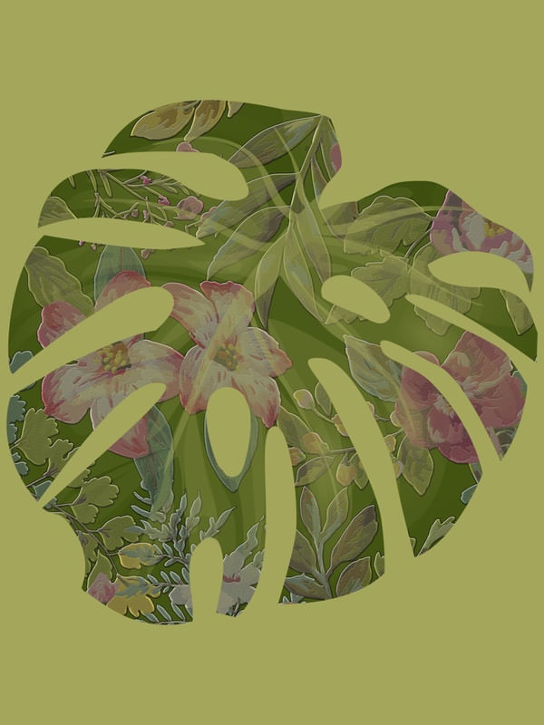 COLORFUL TROPICAL LEAF II