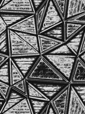 GEOMÉTRICO PRETO E CINZA