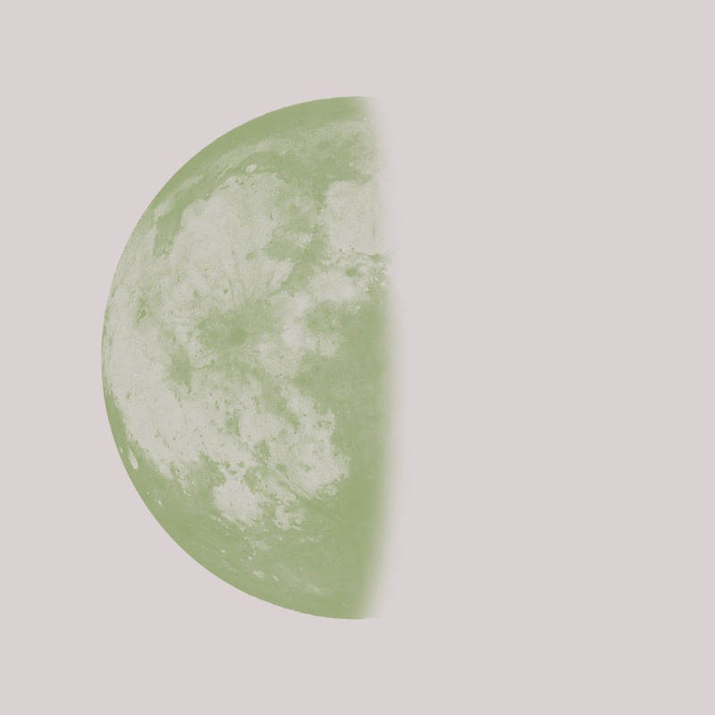 LUA CRESCENTE VERDE