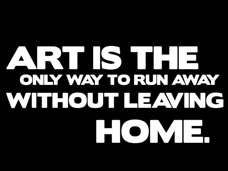 ART IS?BLACK AND WHITE