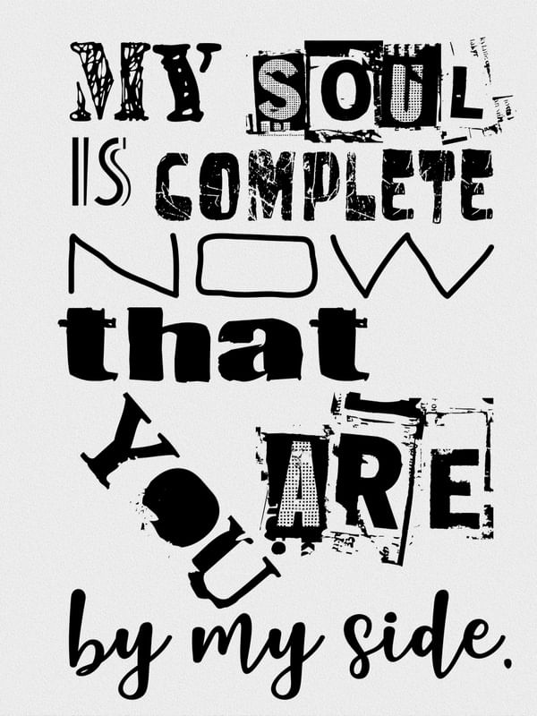 MY SOUL IS COMPLETE...