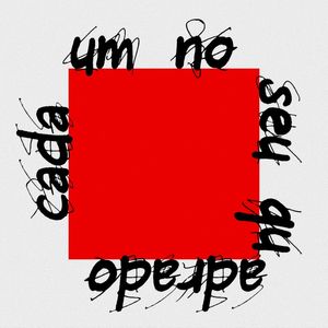 CADA UM NO SEU QUADRADO ? FUNDO VERMELHO