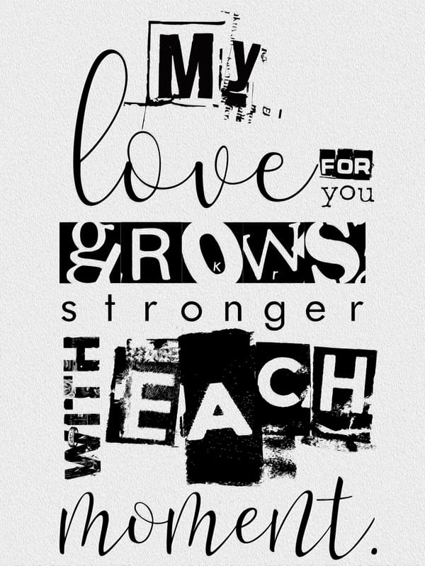 MY LOVE FOR YOU...