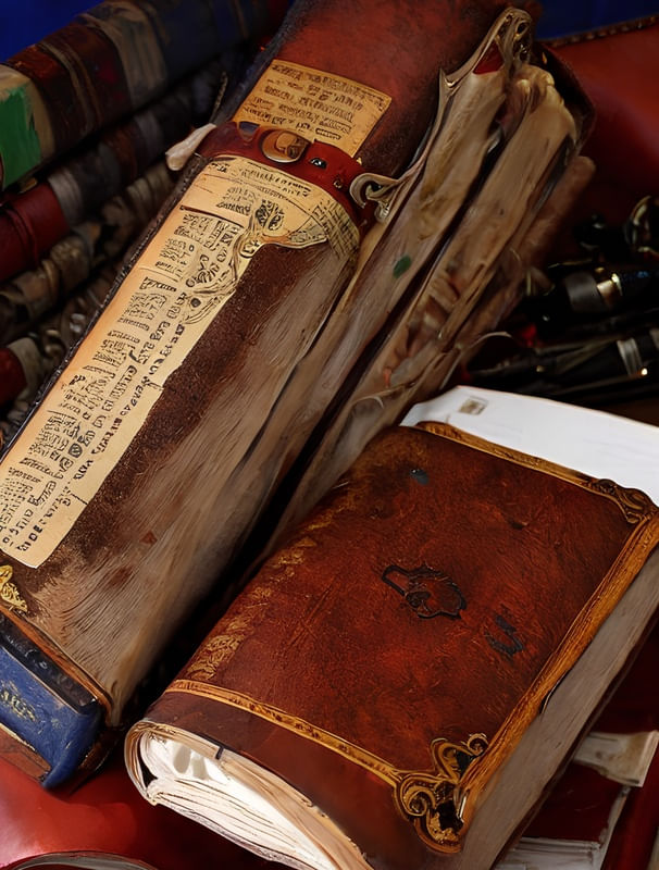 OLD BOOKS - BY AI
