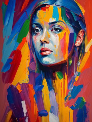 FACE OF A PERSON - BY AI