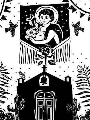 SAO FRANSCISO DE ASSIS XILOGRAVURA