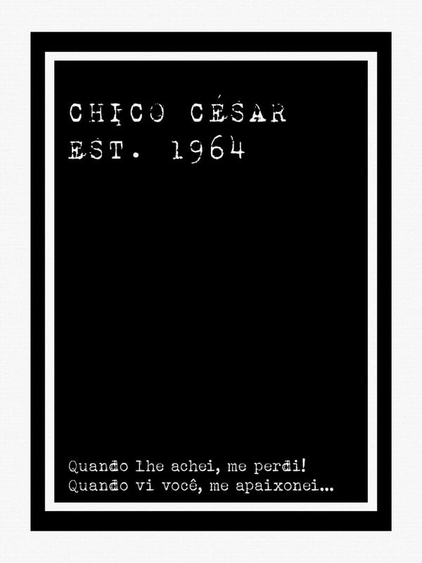 CHICO CÉSAR EST. 1964