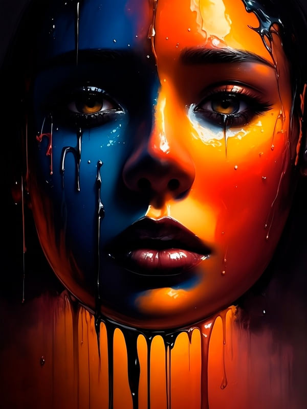 FACE MELTING BY AI