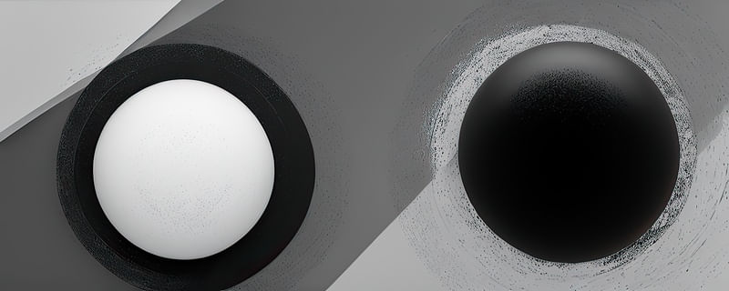 BLACK AND WHITE SPHERES BY AI