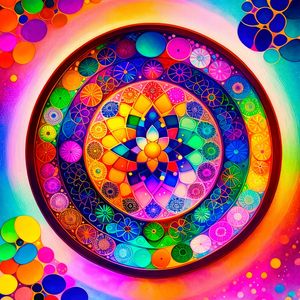 MANDALA CORES BY AI