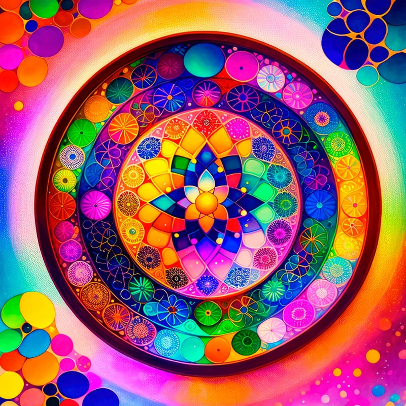 MANDALA CORES BY AI