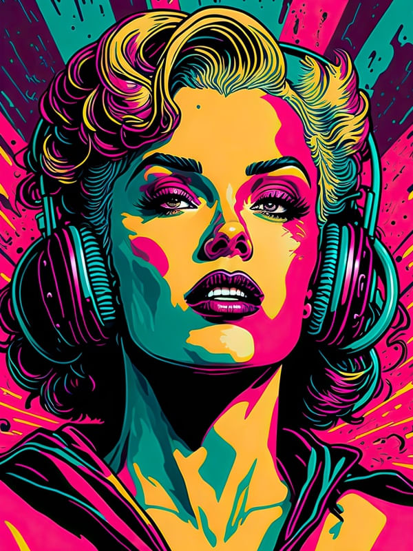 MARILYN POP BY AI