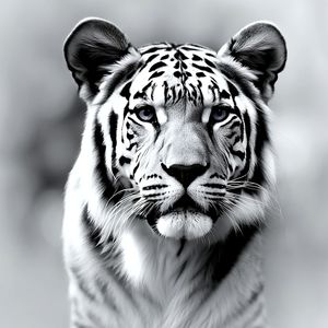 TIGRE ALBINO BY AI