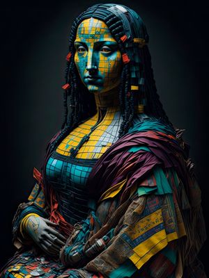 MONA RECICLADA BY AI
