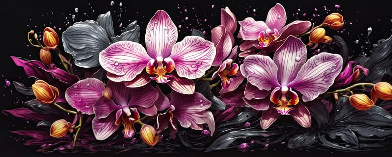 FLORES DE ORQUÍDEA BY AI
