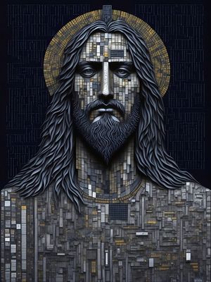 JESUS RECICLADO BY AI