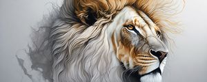LION GRAFFITTI I BY AI