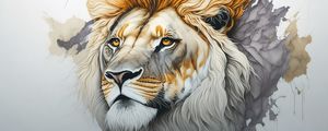LION GRAFFITTI II BY AI