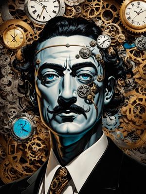 SALVADOR DALI RELÓGIOS BY AI
