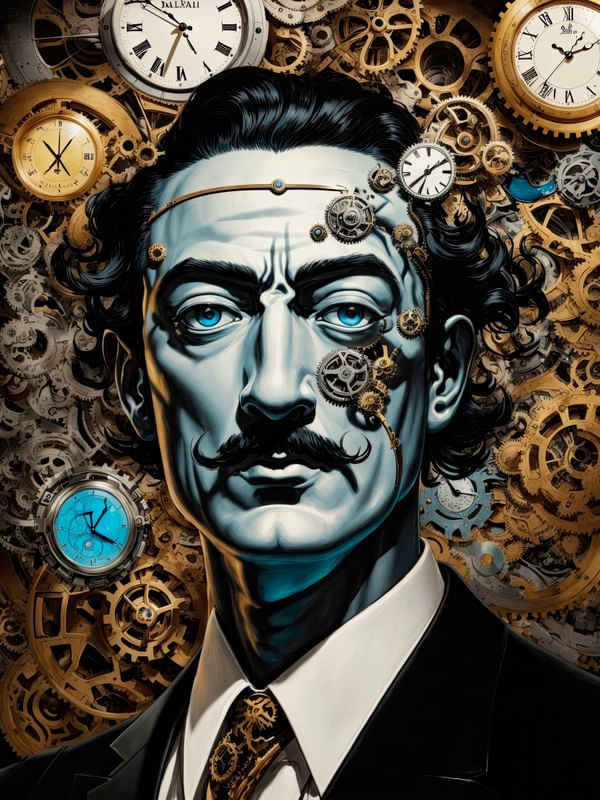 SALVADOR DALI RELÓGIOS BY AI