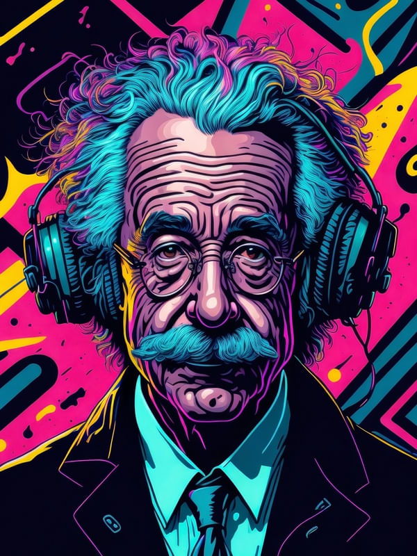 ALBERT EINSTEIN POP BY AI