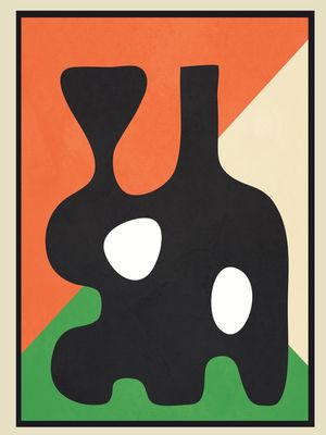 ABSTRACT ART VASE 2