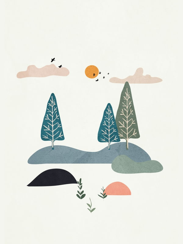MINIMALIST LANDSCAPE ART I
