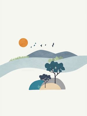 MINIMALIST LANDSCAPE ART II