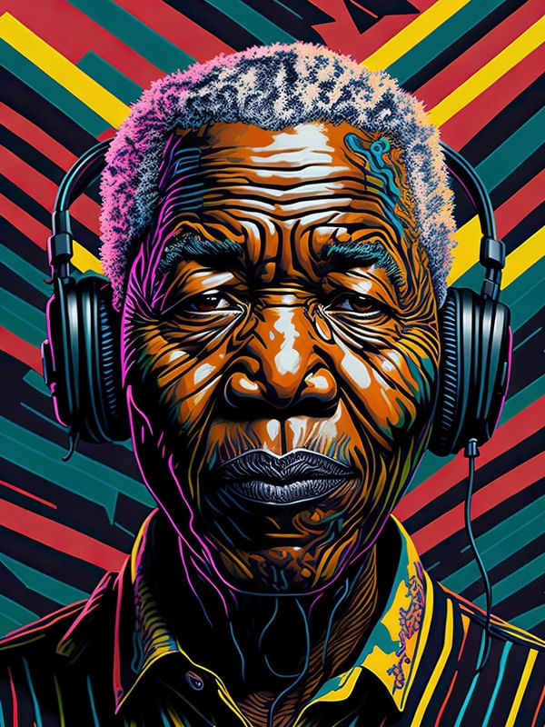 NELSON MANDELA POP BY AI