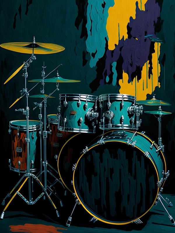 BATERIA NA ARTE BY AI