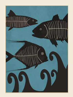 ABSTRACT FISH ART 3