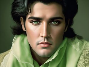 ELVIS RETRATO BY AI
