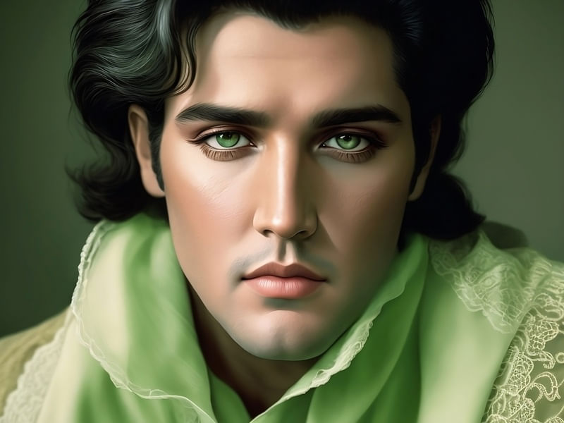 ELVIS RETRATO BY AI