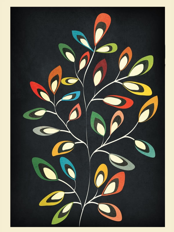 MID-CENTURY ABSTRACT FLOWERS 03