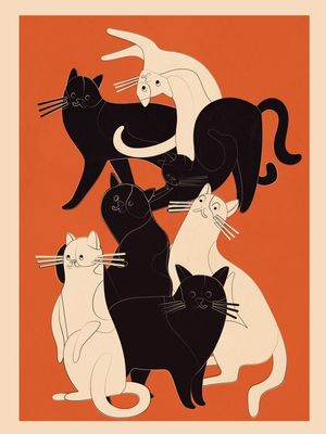 MINIMAL ABSTRACT CATS 2