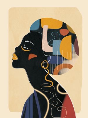 ABSTRACT FEMALE PORTRAIT 1