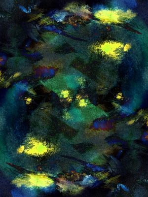FIREFLIES AT NIGHT