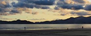 ENTARDECER EM BERTIOGA