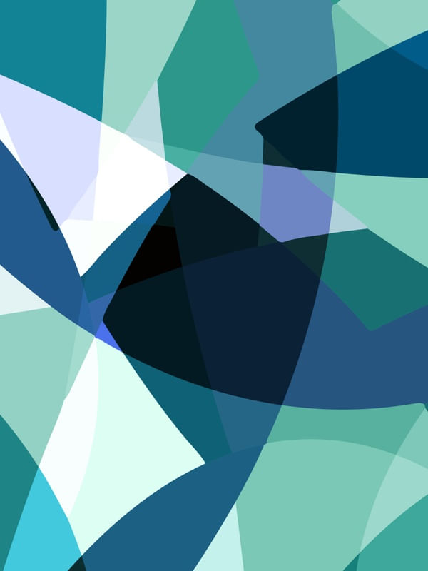 GEOMÉTRICO BA46 - TURQUESA